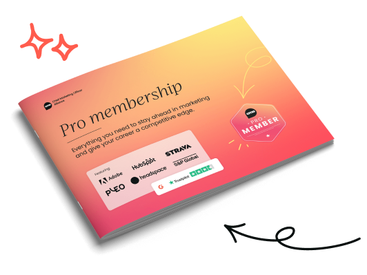 Preview of the CMO Pro+ membership brochure