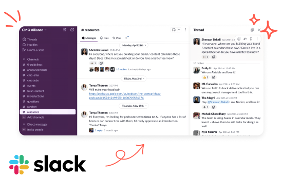 Slack Dashboard