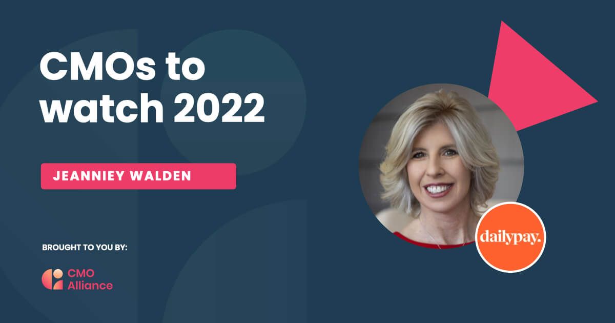CMOs to watch 2022: Jeanniey Walden highlight image