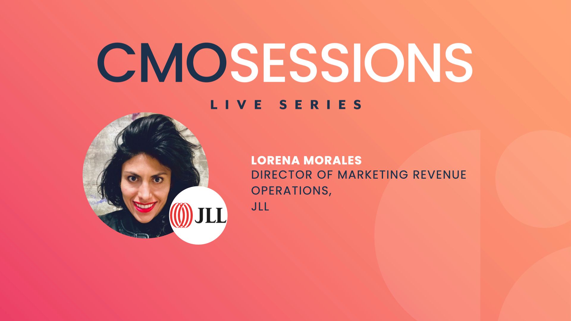 CMO sessions - live series