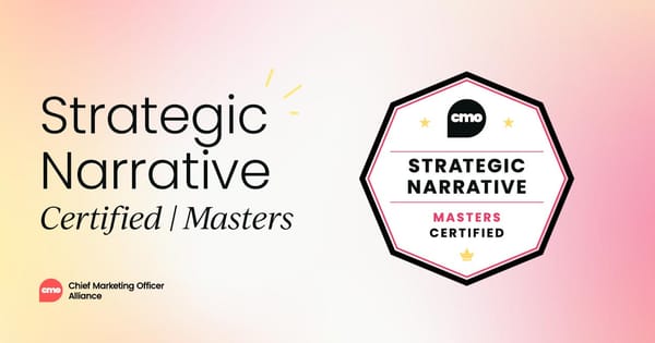 Strategic Narrative Certified: Masters