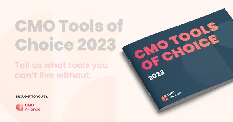Nominate your CMO Tools of Choice