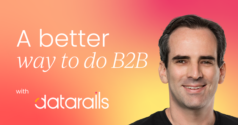 Not playbooks, but people:  A better way to do B2B